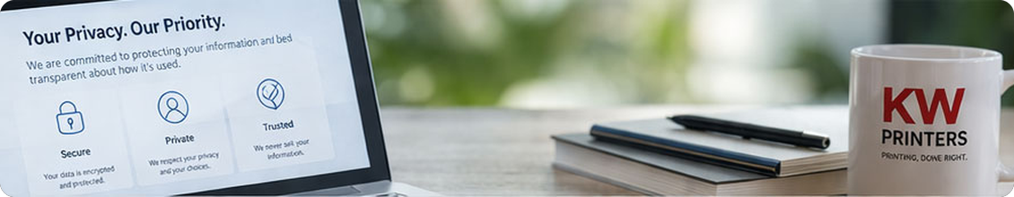 KWPrinters Privacy Policy and customer data protection