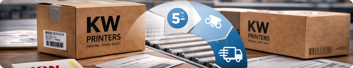 KWPrinters production times and printing process