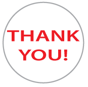 Keller Williams Red Self-Inking Thank You Rubber Stamp