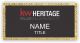 Keller Williams Heritage Realty Bling Gold Name Badge