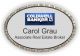 gold rectangle coldwell banker realty personalized name badge