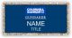 gold rectangle coldwell banker realty personalized name badge