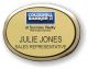 gold rectangle coldwell banker realty personalized name badge