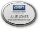 gold rectangle coldwell banker realty personalized name badge