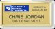 gold rectangle coldwell banker realty personalized name badge