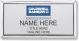 gold rectangle coldwell banker realty personalized name badge