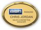 gold rectangle coldwell banker realty personalized name badge
