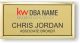 Keller Williams Realty Logo 3 Gold Executive Name Badge