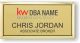 Keller Williams Realty Logo 3 Gold Executive Name Badge