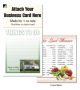 kw magnetic business card Green House (Things To Do) note pads 