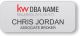 Keller Williams Realty Logo 3 Silver Regular Name Badge