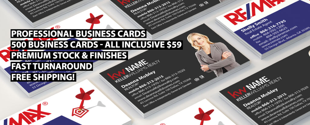 keller williams realty business cards templates
